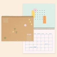 CALENDAR - STANDARD - HORIZONTAL - TEXT WEIGHT WITH COLOR GU