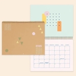 CALENDAR - STANDARD - HORIZONTAL - TEXT WEIGHT WITH COLOR GU