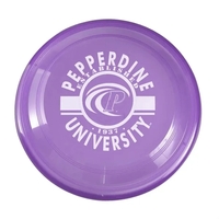 9 inch translucent flying disc plus 1 color silkscreen imprint on... from ASI...