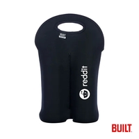 This neoprene wine tote insulates two standard bottles, keeping your...