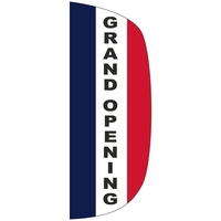 3 x 8' Grand Opening message feather flag, flutter style.... from ASI 80228...
