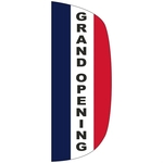 3' x 8' Message Flutter Flag - Grand Opening