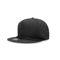 Classic Flat Bill Golf Cap features 5-panel design with a flat... from ASI...