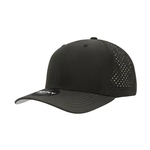 6 Panel Mid Profile Structured Perforated Performance Cap