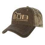 Faux Leathered Poly/Cotton Camo Cap