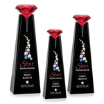 Alicia Gemstone VividPrint™ Award - Black/Ruby
