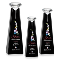 Alicia Gemstone VividPrint™ Award - Black/Diamond