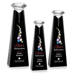 Alicia Gemstone VividPrint™ Award - Black/Diamond