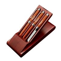 Triple pen set with pen box, ballpoint pen, lead pencil, and... from ASI...
