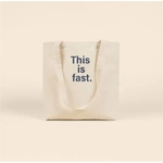 THIS IS FAST DAILY GRIND - NATURAL CANVAS