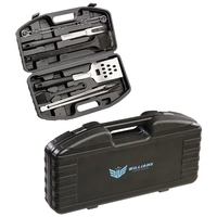 9-Piece Stainless Steel BBQ Set with Hardshell Case... from ASI 36730 Ariel...