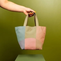 DUMPLING TOTE - 4CP PIGMENT DYED CANVAS