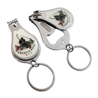 Nail Clipper Keychain with Built-in Opener