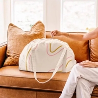 SOMEWHERE TOTE - NATURAL CANVAS