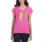 Gildan Ladies' SoftStyle® Fitted V-Neck T-Shirt