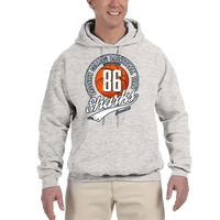 Cotton/poly adult hooded sweatshirt with front pouch pocket.... from ASI...