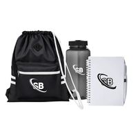 Event Welcome Journal,Bottle with Drawstring Bag