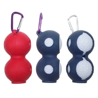 Duo silicone golf ball holder plus1 color silkscreen imprint on 1... from ASI...