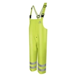 Bulwark - Men's Flame-Resistant Hi-Vis Rain Bib Overall