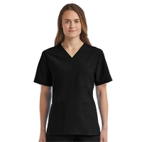 ScrubJoy Fit-4-All - Unisex Three-Pocket V-Neck Top