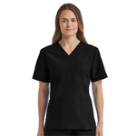 ScrubJoy Fit-4-All - Unisex Three-Pocket V-Neck Top