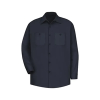 Red Kap Wrinkle-Resistant Long Sleeve Cotton Work Shirt... from ASI 86018...