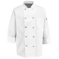 Red Kap Ten Pearl Button Chef Coat... from ASI 86018 Scrub Authority /...