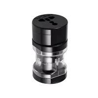 4-in-1 universal travel adapter plus1 color silkscreen imprint on 1...