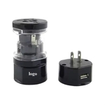 4-in-1 Universal Travel Adapter with USB Port