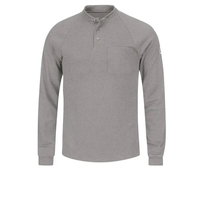 Bulwark Shirts - Men's 6.5Oz Long Sleeve Ct2 Henley... from ASI 86018 Scrub...