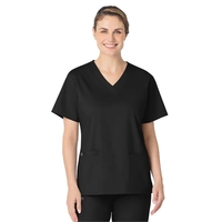 Wink - WORK - Women's Four-Pocket V-Neck Top