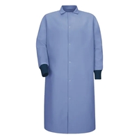 Red Kap Gripper-Front Pocketless Butcher Coat with Knit Cuffs... from ASI...