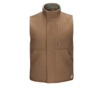 Red Kap - Safety Vest - Men's Sherpa Lined Brown Duck Vest