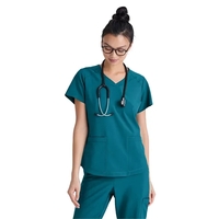 Grey's Anatomy Evolve Rhythm Scrub Top... from ASI 86018 Scrub Authority /...