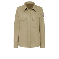 Bulwark - Dress Uniform Shirt - Women's Long Sleeve Khaki... from ASI 86018...