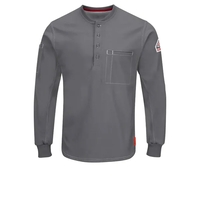 Bulwark - iQ Series Henley Shirt - Men's Breathable... from ASI 86018 Scrub...
