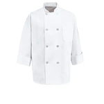 Red Kap Culinary - Men's Eight Pearl Button 30" Chef Coat