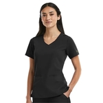 Maevn - Matrix Pro - Women's Two-Pocket Curved V-Neck Top