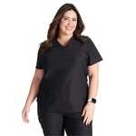 Cherokee - Form - Women's 2-Pocket Contemporary V-Neck Top