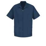 Red Kap Housekeeping - Men's Zip-Front Smock