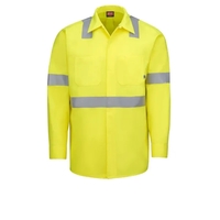 Red Kap Men's Long Sleeve Ripstop Work Shirt Class 2... from ASI 86018 Scrub...
