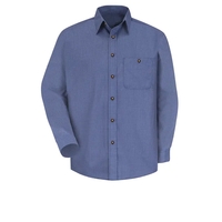 Red Kap Shirts - Men's Long Sleeve Mini Plaid... from ASI 86018 Scrub...