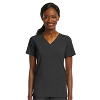 ScrubJoy Originals - Women's Fitted Two-Pocket V-Neck Top