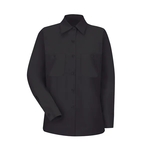 Red Kap Shirts - Women's Long Sleeve Industrial Work Shirt