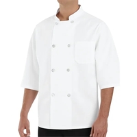 Red Kap Culinary - Unisex Half-Sleeve 30" Chef Coat... from ASI 86018 Scrub...