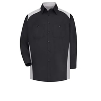 Red Kap Shirts - Men's Long Sleeve Motorsports... from ASI 86018 Scrub...