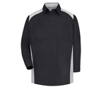 Red Kap Shirts - Men's Long Sleeve Motorsports Shirt