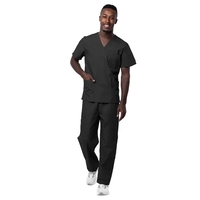 Adar Sivvan Unisex V-Neck/Drawstring Pants Scrubs Set... from ASI 86018 Scrub...