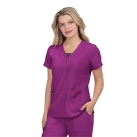 koi - Betsey Johnson - Women's 3-Pocket Striped Trim Kenn...... from ASI...