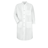 Red Kap Food Processing - Unisex Snap-Front 45" Spun Poly...... from ASI...